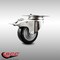 Service Caster 3 Inch 316SS Black Polyurethane Swivel Top Plate Caster with Total Lock Brake SCC-SS316TTL20S314-PPUB-BLK - alternate 3